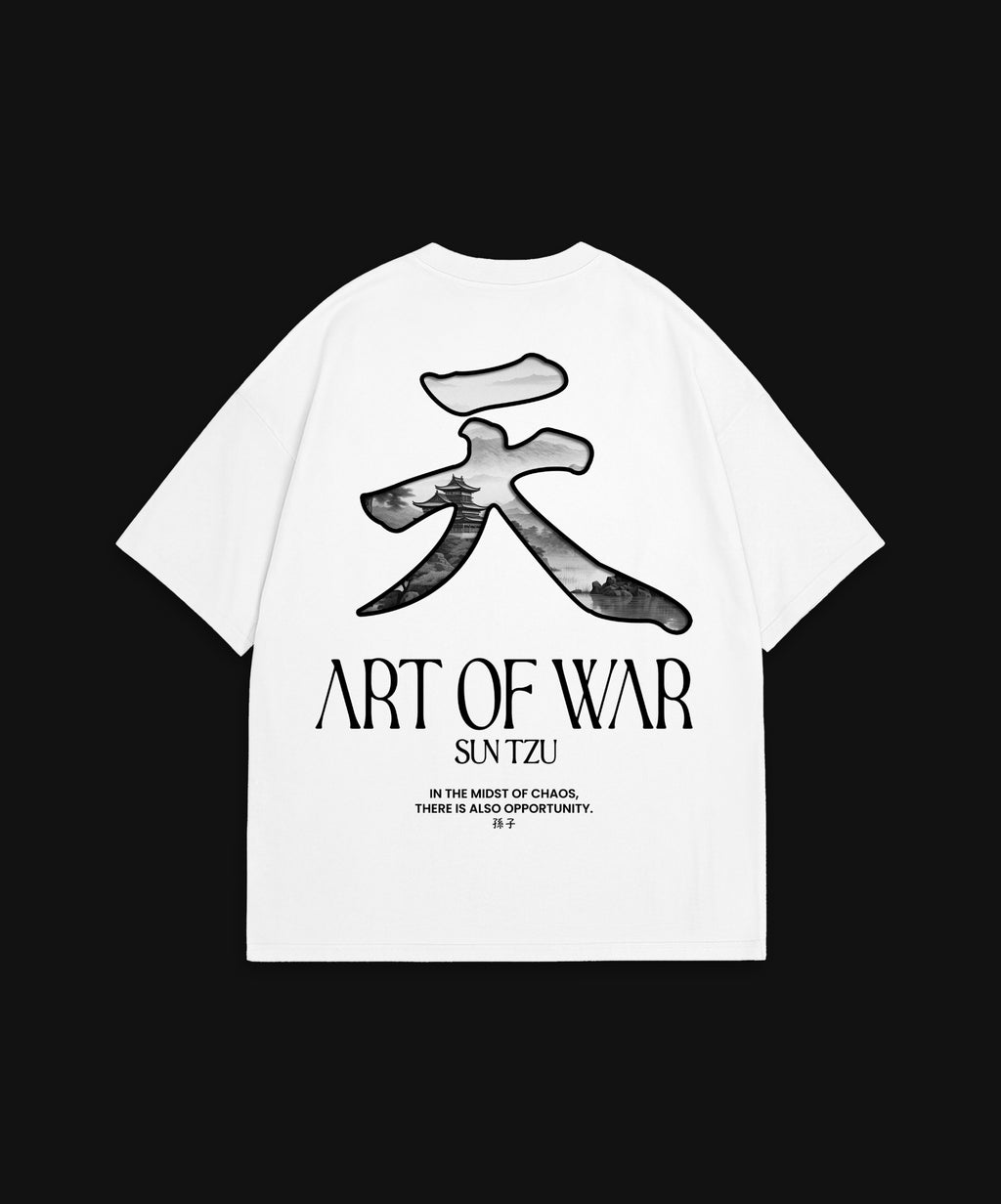ART OF WAR SKETCH - WHITE T-SHIRT