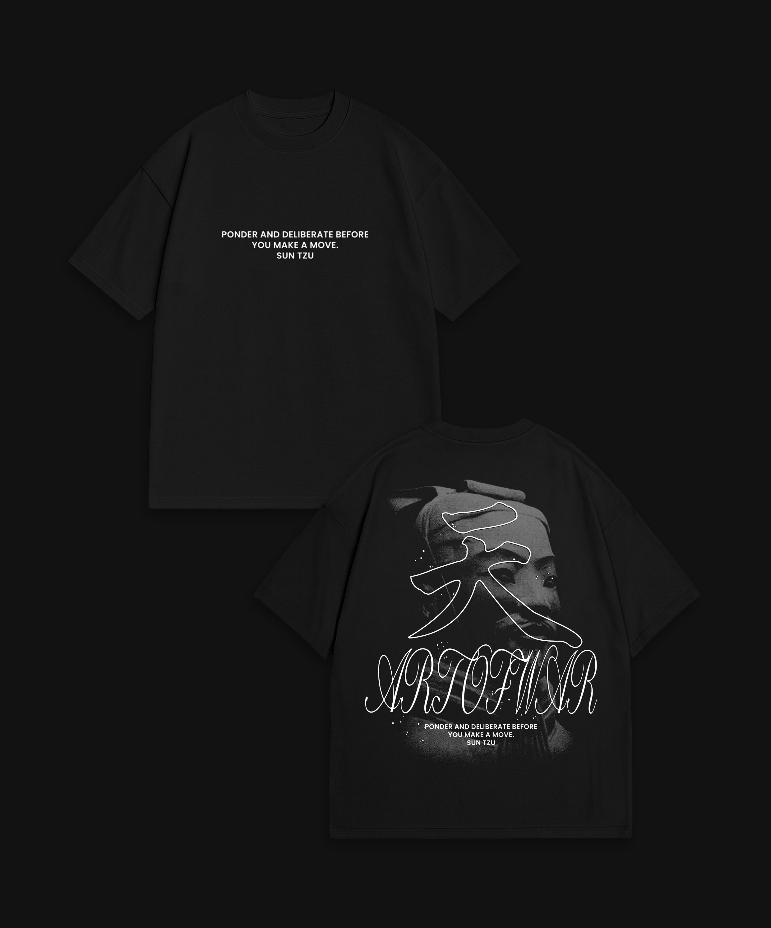 ART OF WAR DELIBERATE - BLACK T-SHIRT