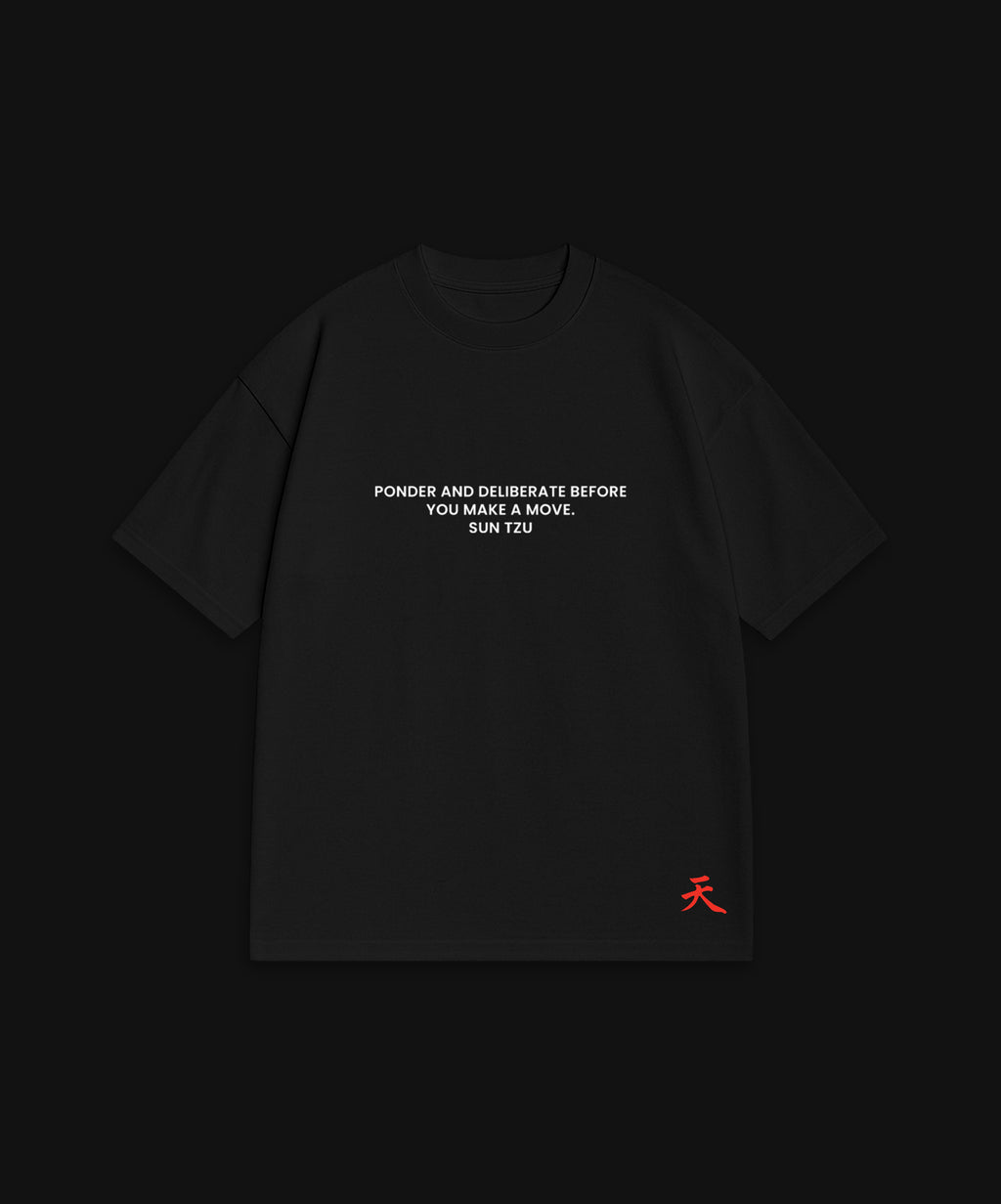 ART OF WAR DELIBERATE - BLACK T-SHIRT