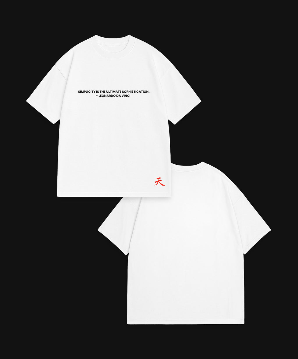 LEONARDO DA VINCI - WHITE T-SHIRT