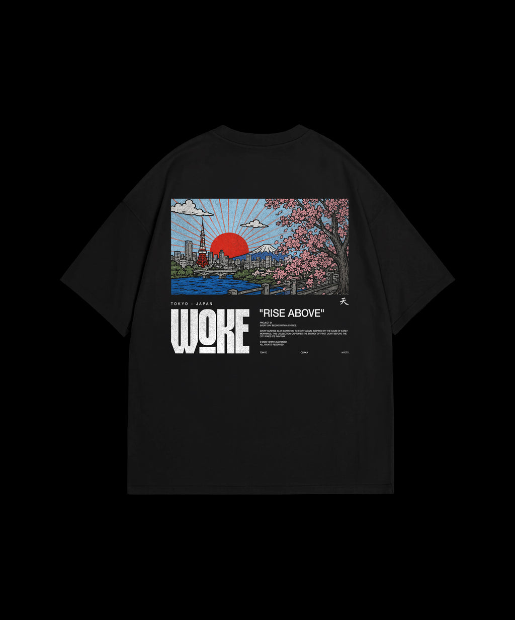Rise Above – Black T-Shirt