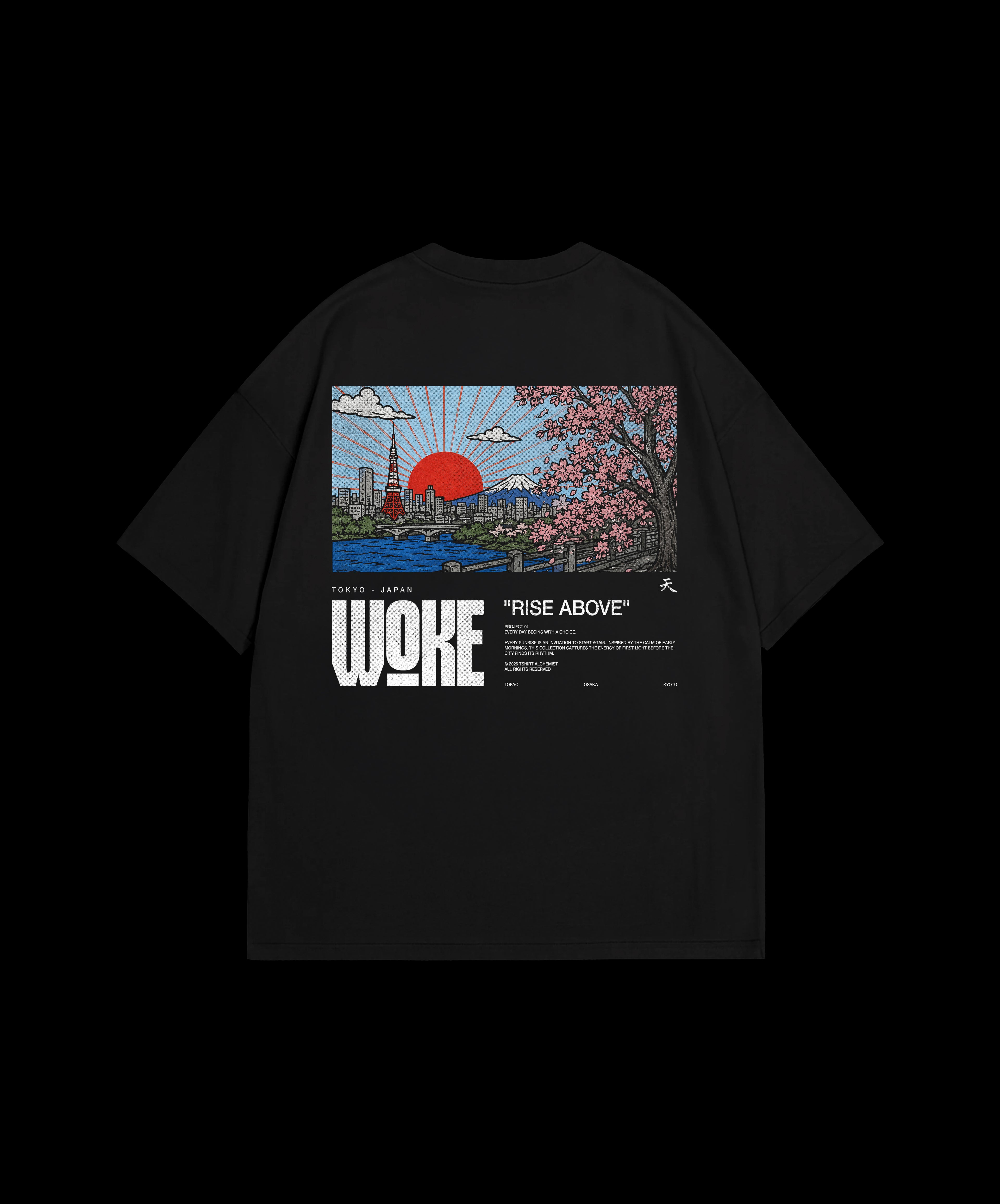 Rise Above – Black T-Shirt