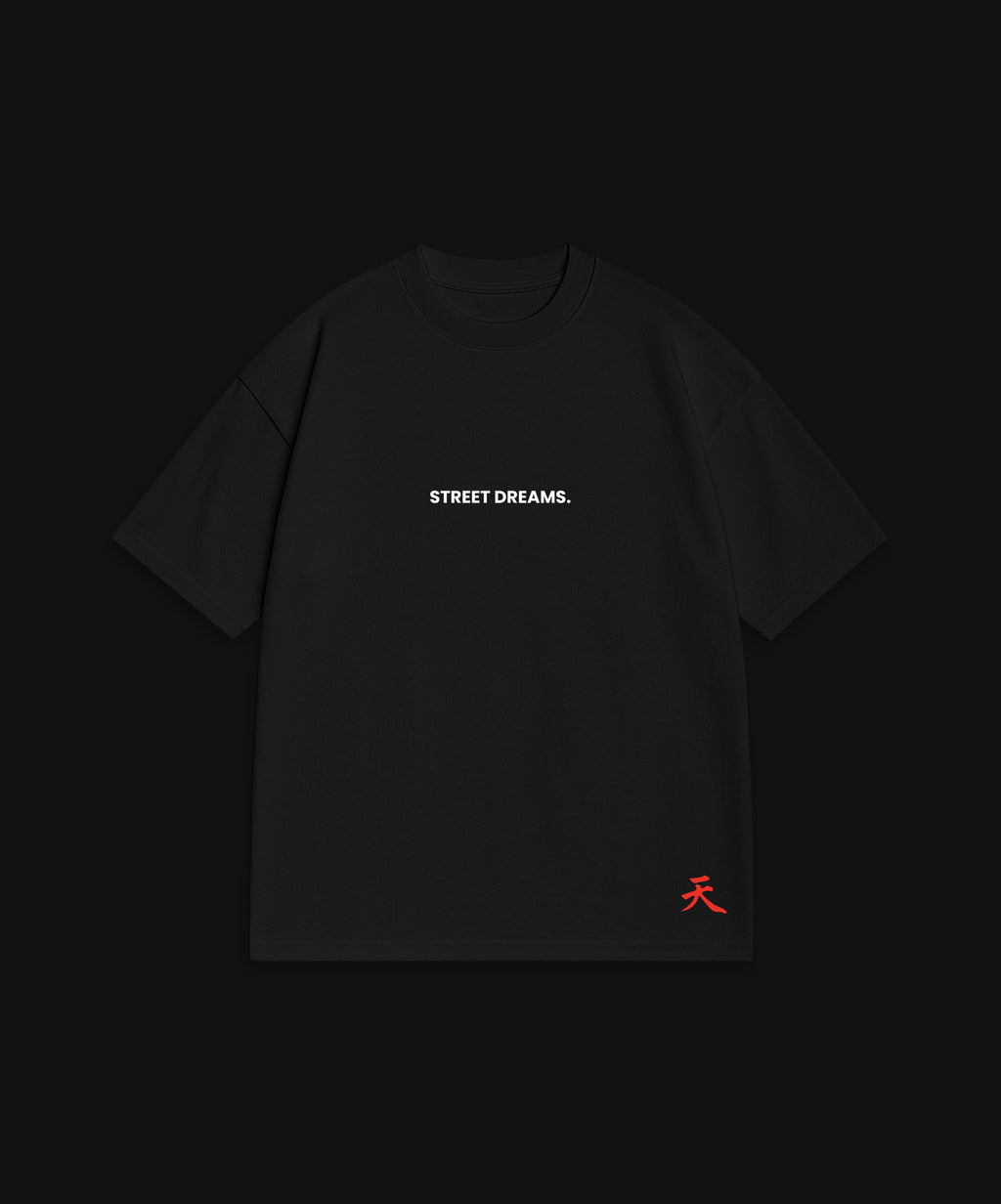 STREET DREAMS - BLACK T-SHIRT