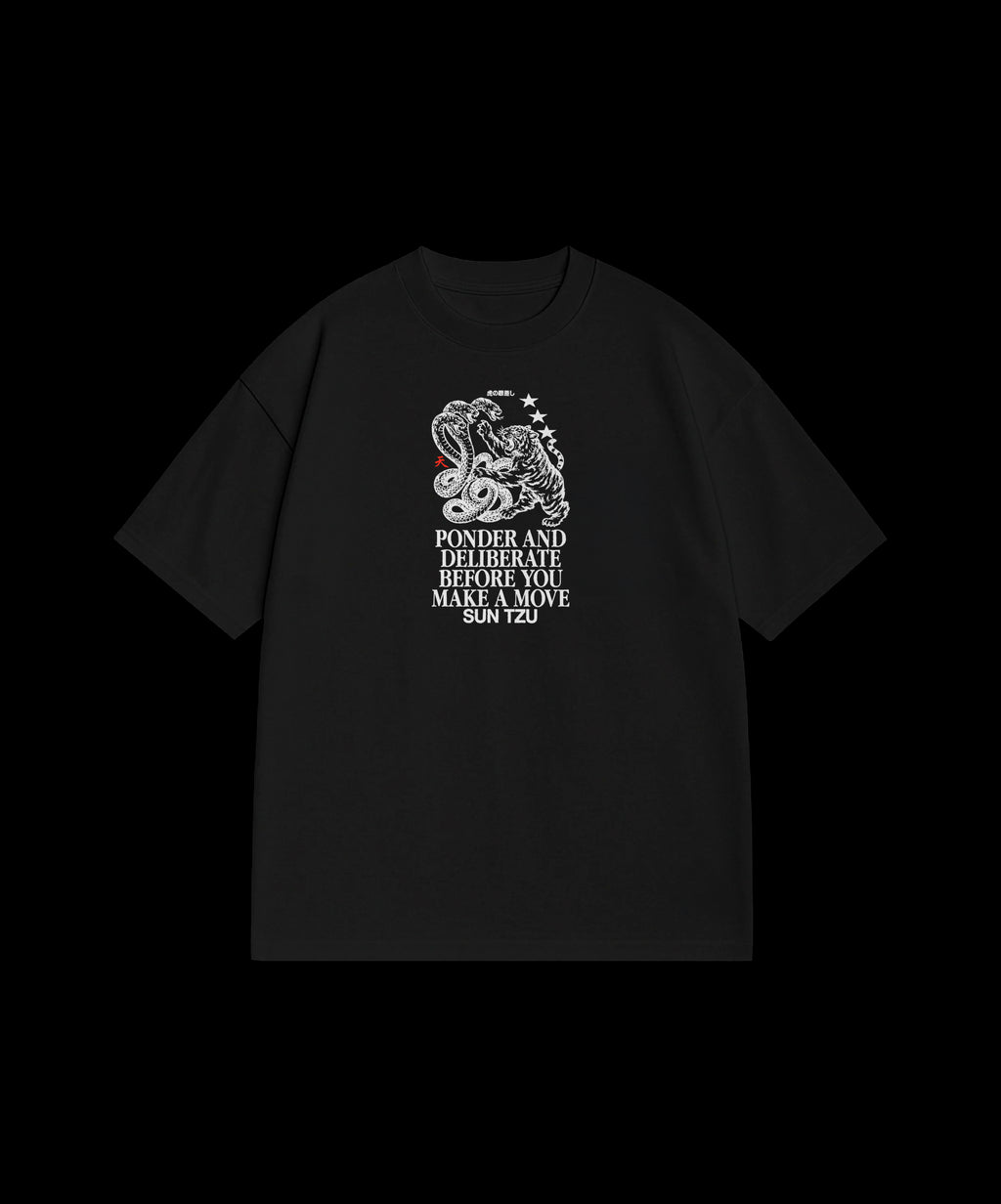 Ponder Before You Move – Black T-Shirt