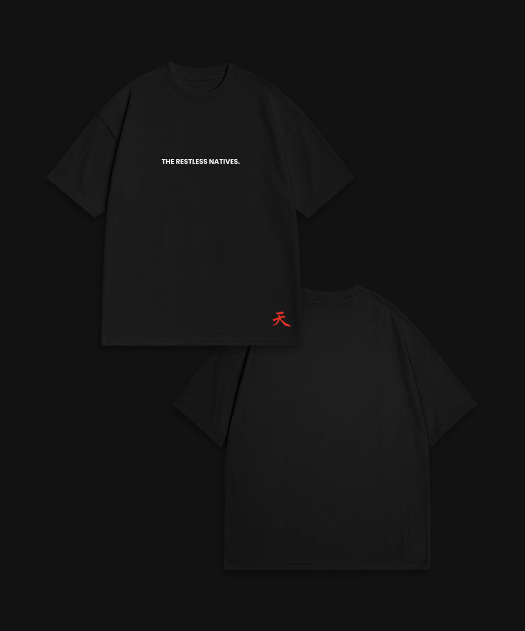 THE RESTLESS NATIVES - BLACK T-SHIRT