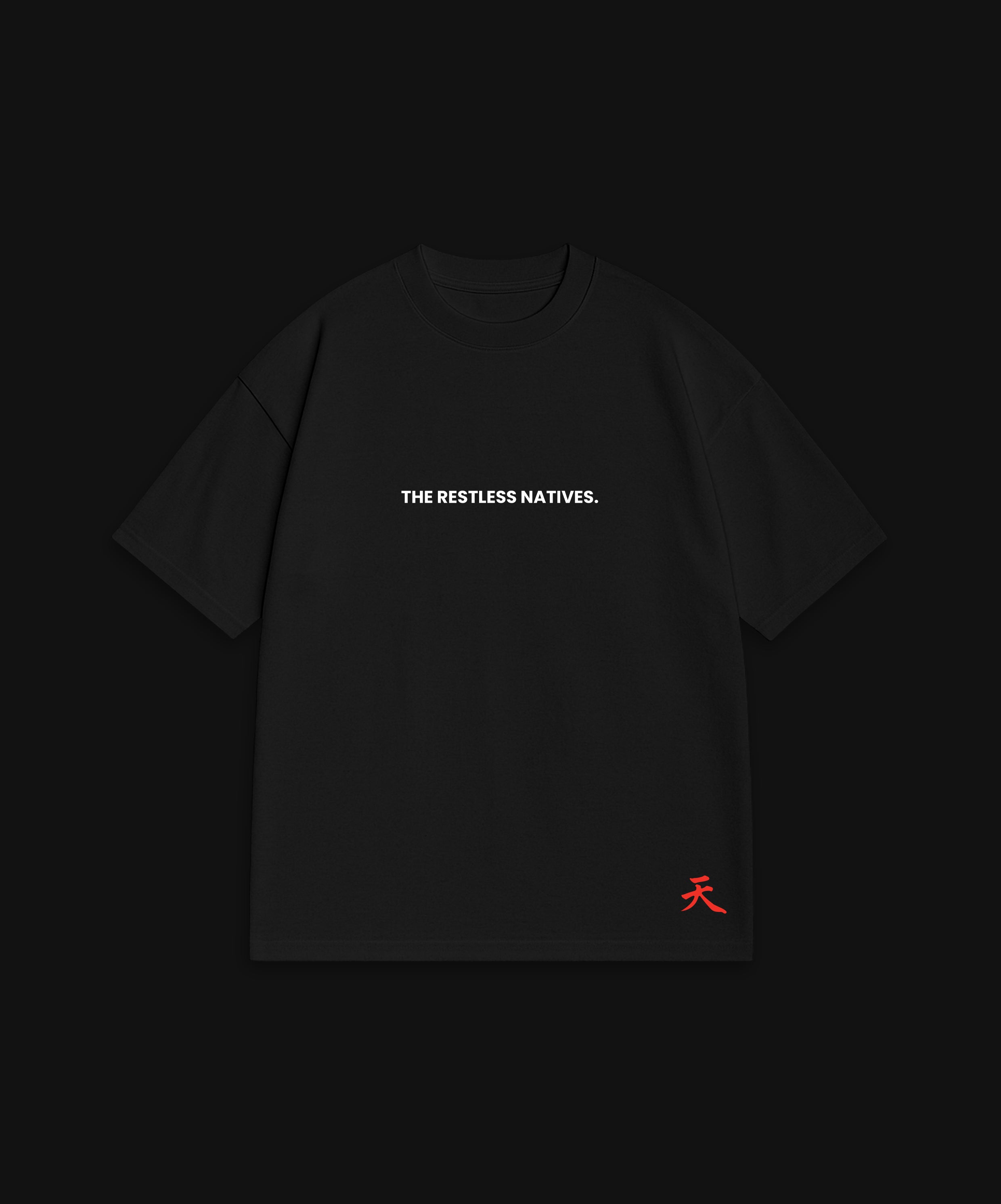 THE RESTLESS NATIVES - BLACK T-SHIRT