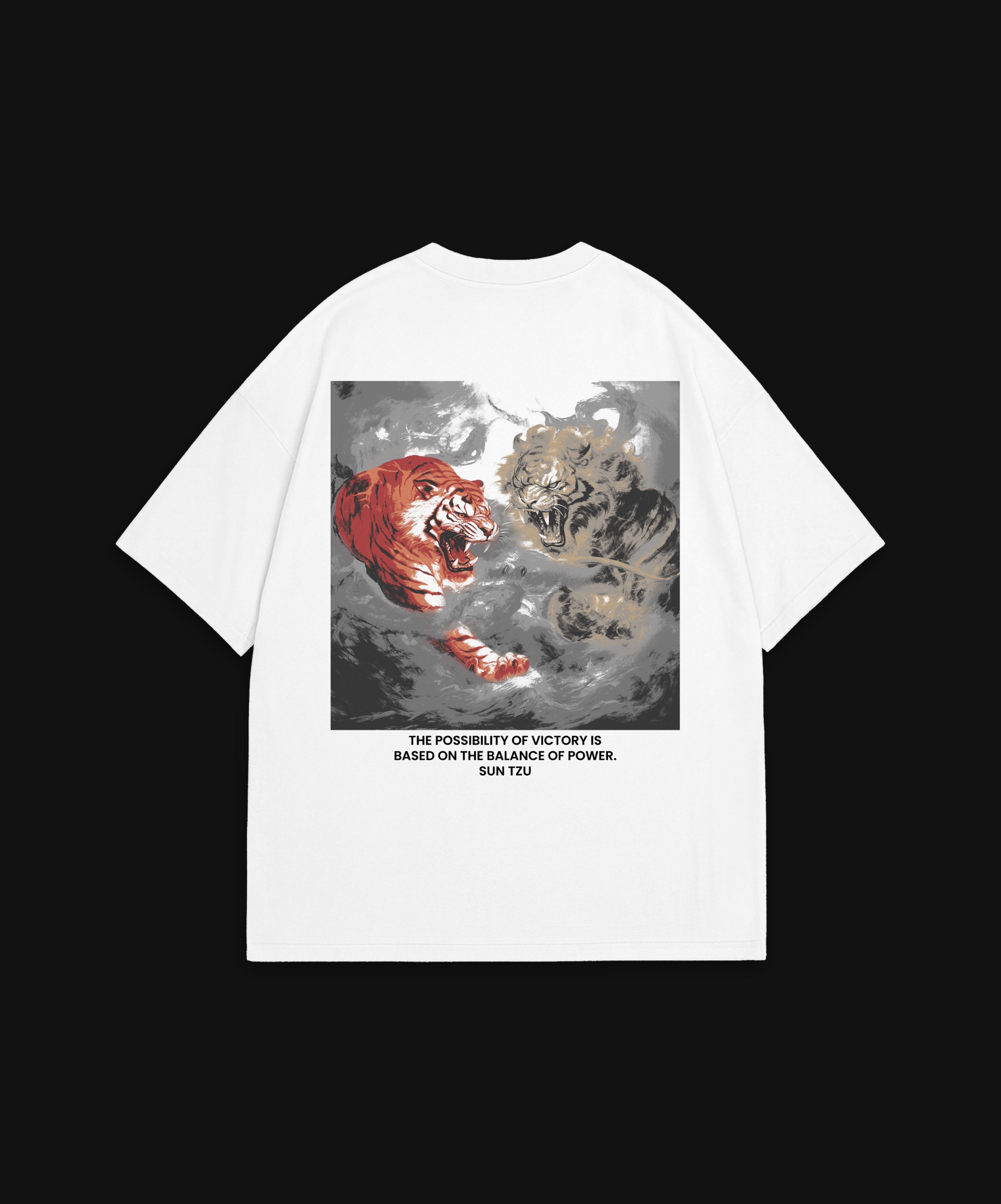 ART OF WAR BALANCE - WHITE T-SHIRT
